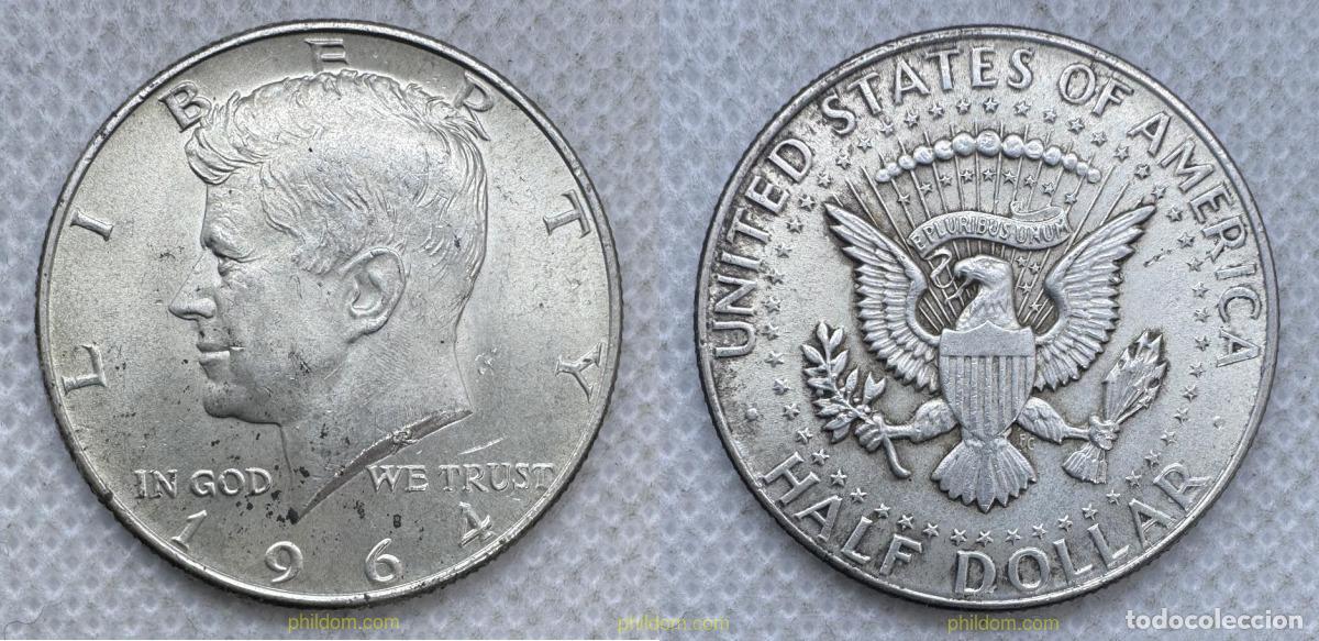 Monedas antiguas de Am&eacute;rica: 5454 ESTADOS UNIDOS 1964 ESTADOS UNIDOS HALF DOLLAR 1964 KENNEDY