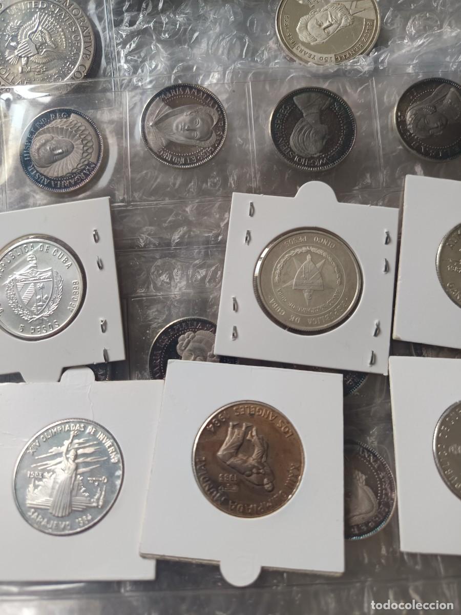 Moedas antigas da Am&eacute;rica: Monedas de plata fina Cuba y reinas de europa 216 gramos plata fina