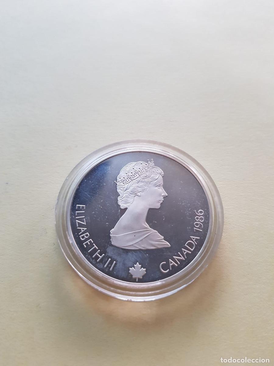 Monedas antiguas de Am&eacute;rica: CANADA- 20 DOLARES-1986- 1 ONZA PLATA 0,999