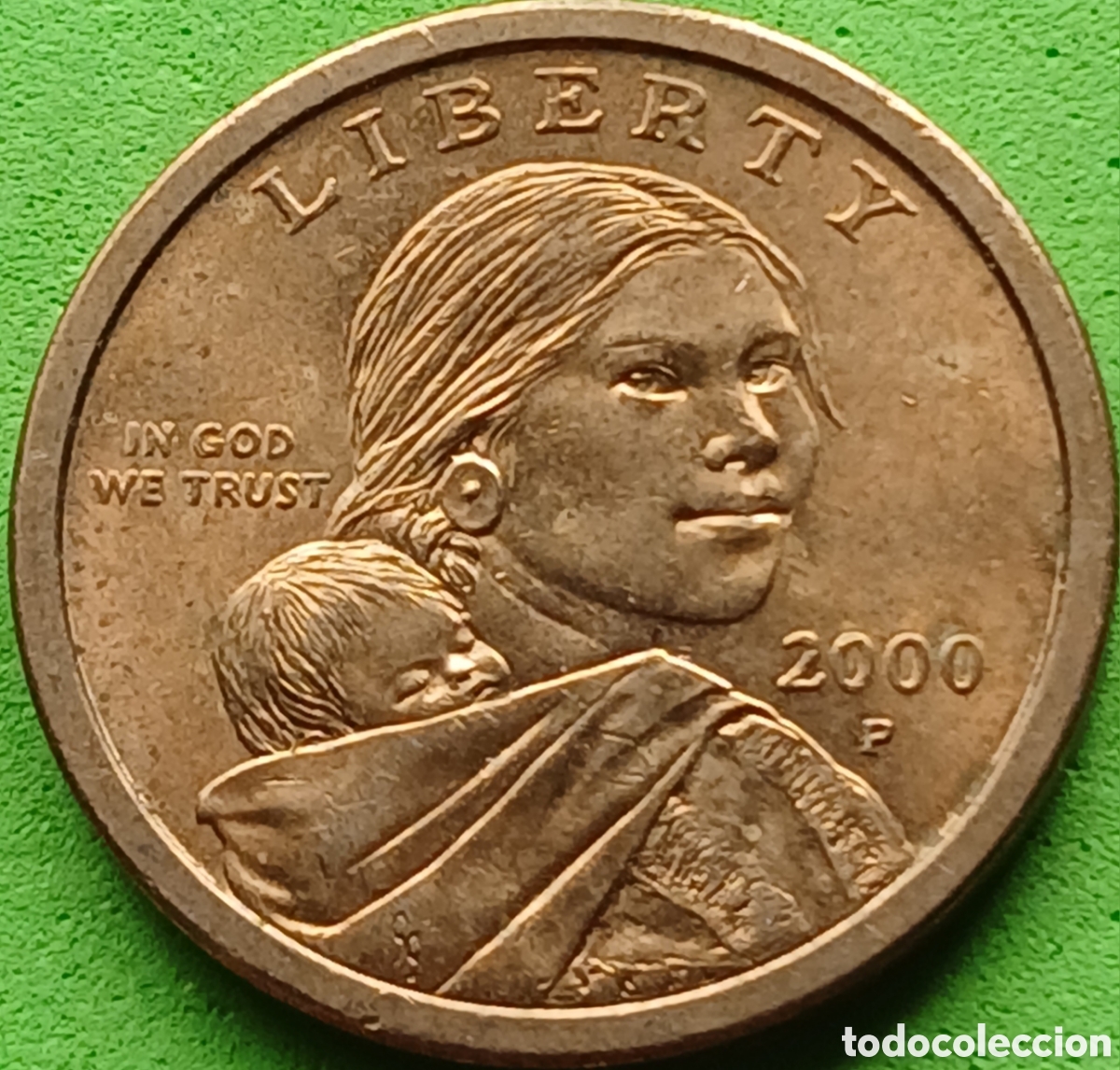 Alte M&uuml;nzen aus Amerika: USA one dollar 2000 P km#310