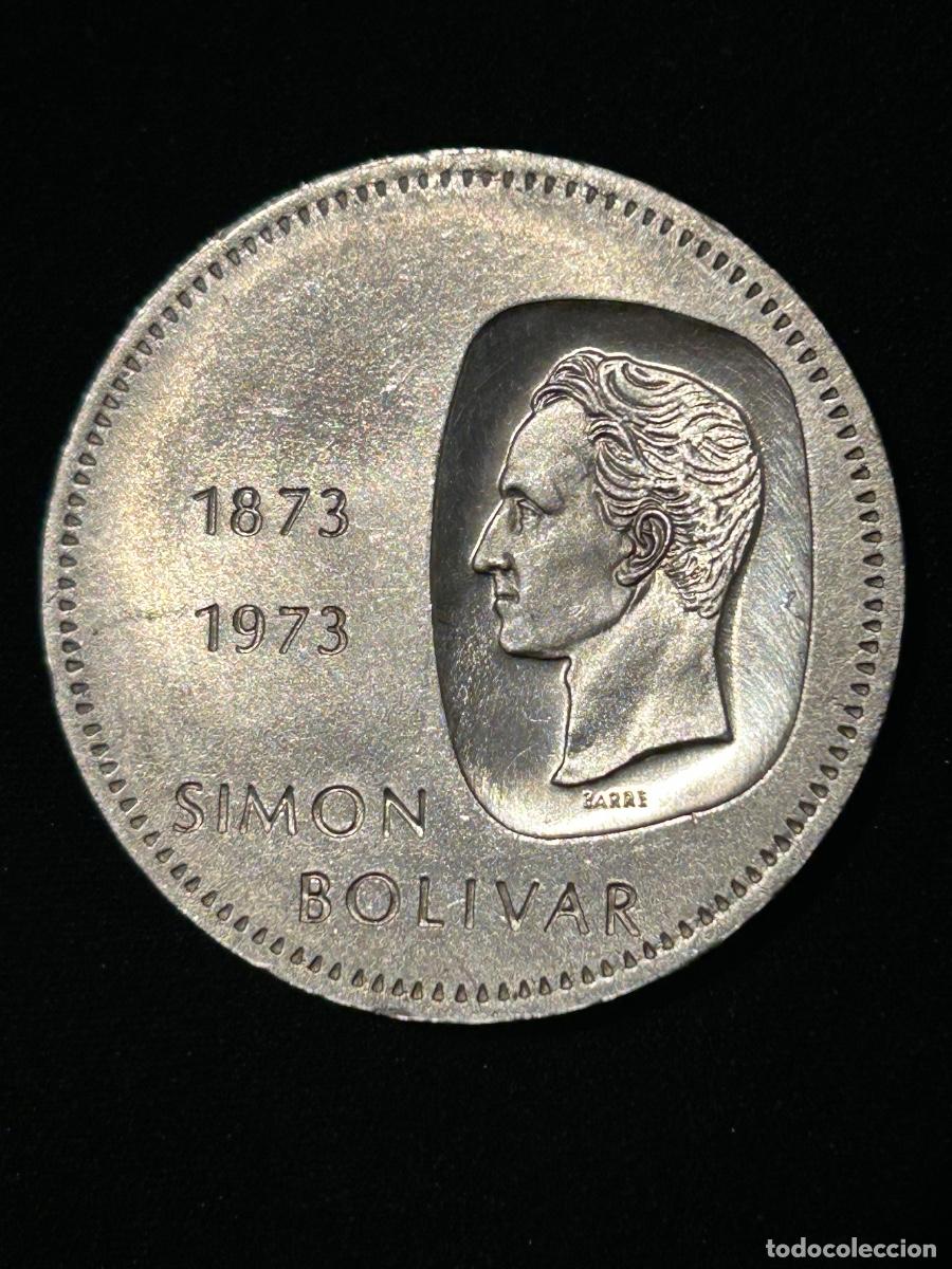 Monedas antiguas de Am&eacute;rica: Moneda 10 Bol&iacute;vares 1973 Dobl&oacute;n de Plata