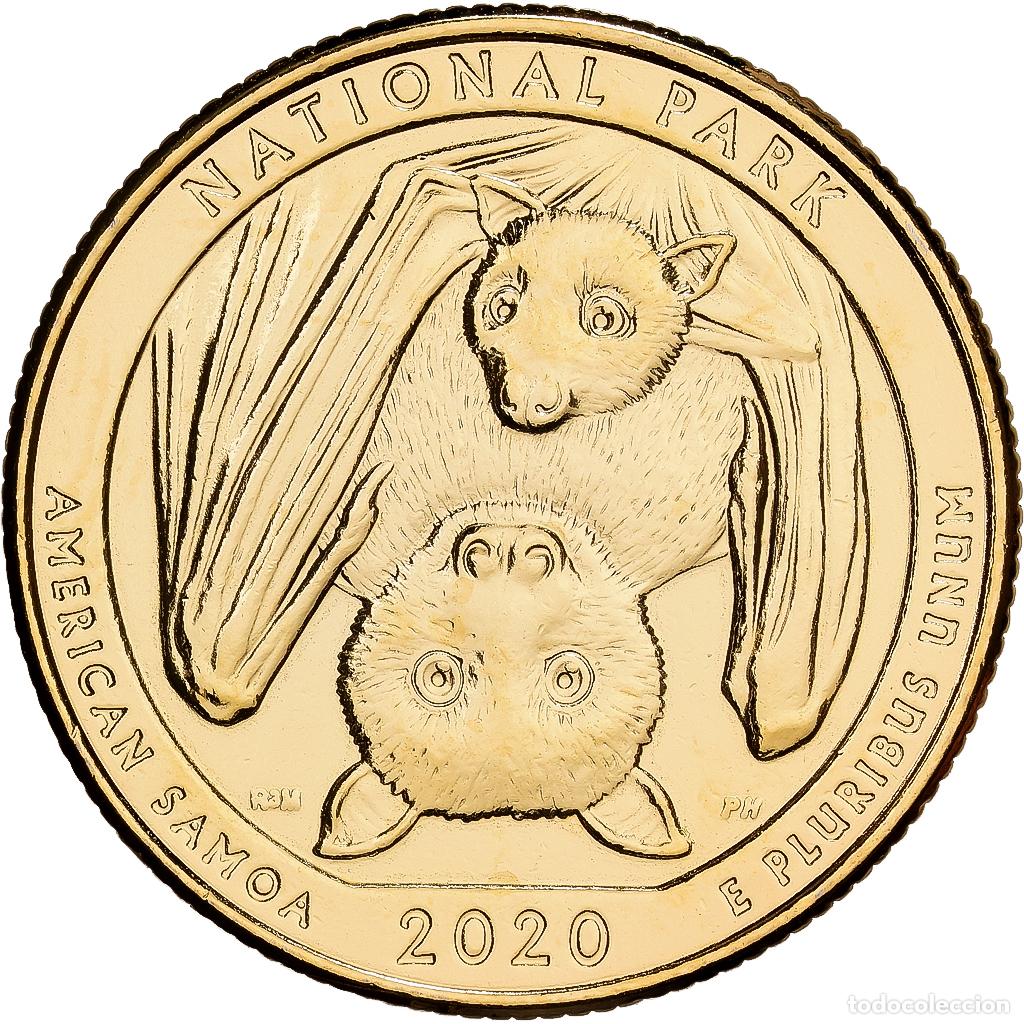 Monedas antiguas de Am&eacute;rica: [#1214221] Estados Unidos, Quarter, Quarter Dollar, 2020, Denver, American Samoa National