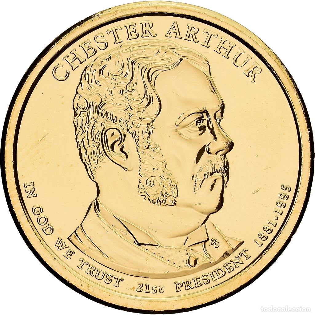 Monedas antiguas de Am&eacute;rica: [#1214202] Estados Unidos, 1 Dollar, Chester Arthur, 2015, U.S. Mint, Cobre - lat&oacute;n, FDC