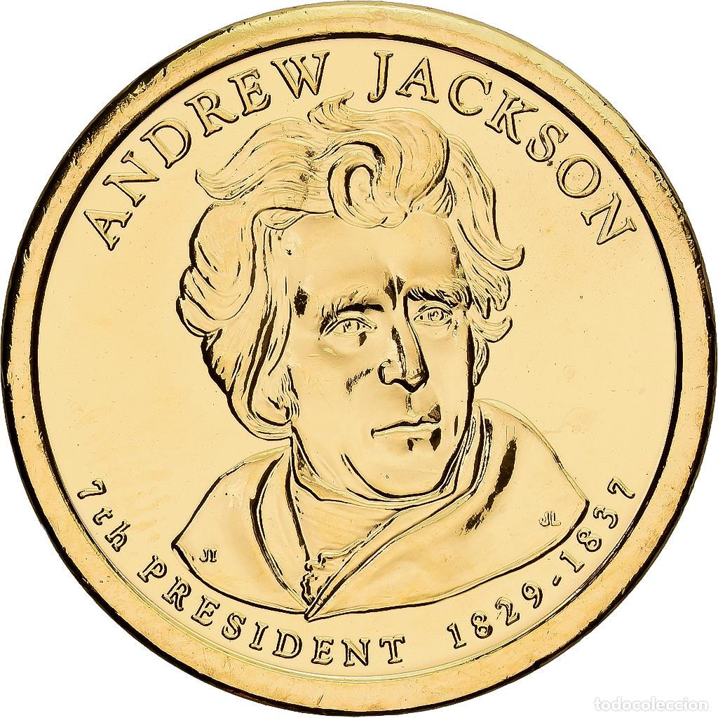 Monedas antiguas de Am&eacute;rica: [#1214208] Estados Unidos, 1 Dollar, Andrew Jackson, 2015, U.S. Mint, Cobre - lat&oacute;n, FDC