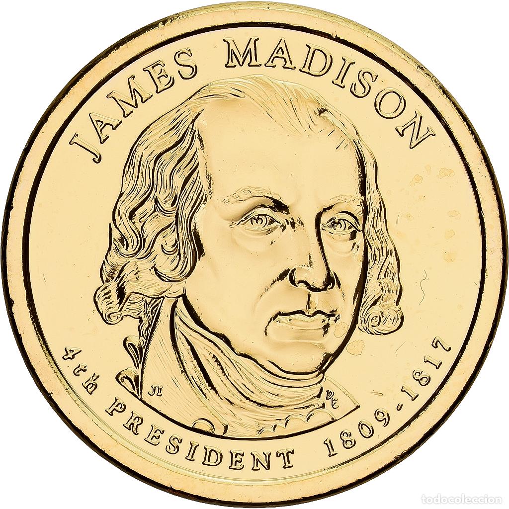 Monedas antiguas de Am&eacute;rica: [#1214211] Estados Unidos, 1 Dollar, James Madison, 2015, U.S. Mint, Cobre - lat&oacute;n, FDC