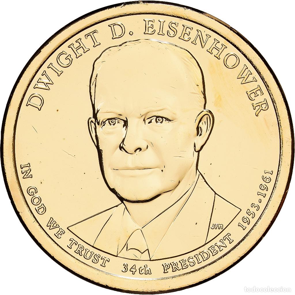 Monedas antiguas de Am&eacute;rica: [#1214213] Estados Unidos, 1 Dollar, Dwight D. Eisenhower, 2015, U.S. Mint, Cobre -