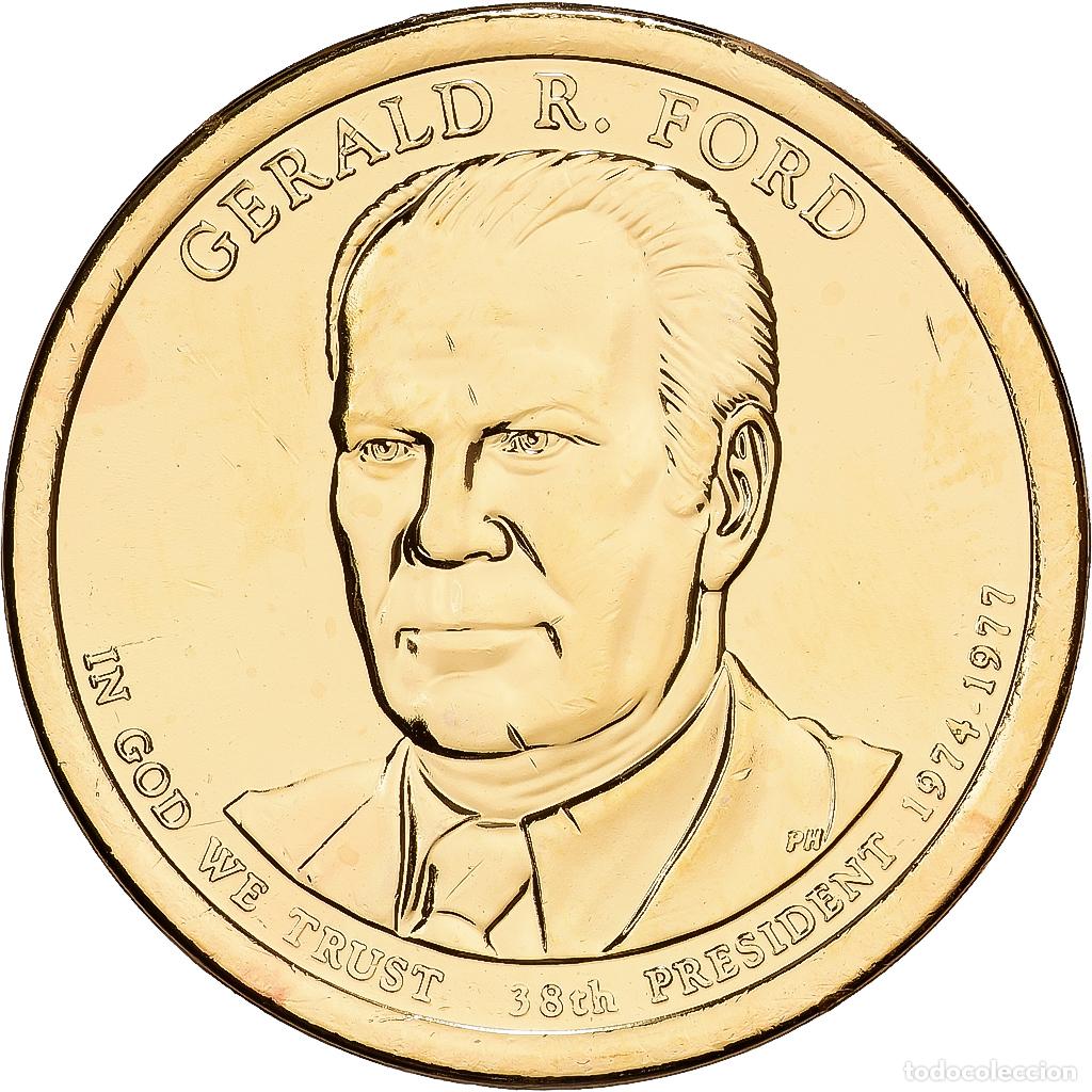 Monedas antiguas de Am&eacute;rica: [#1214216] Estados Unidos, 1 Dollar, Gerald R. Ford, 2015, U.S. Mint, Cobre - lat&oacute;n, FDC