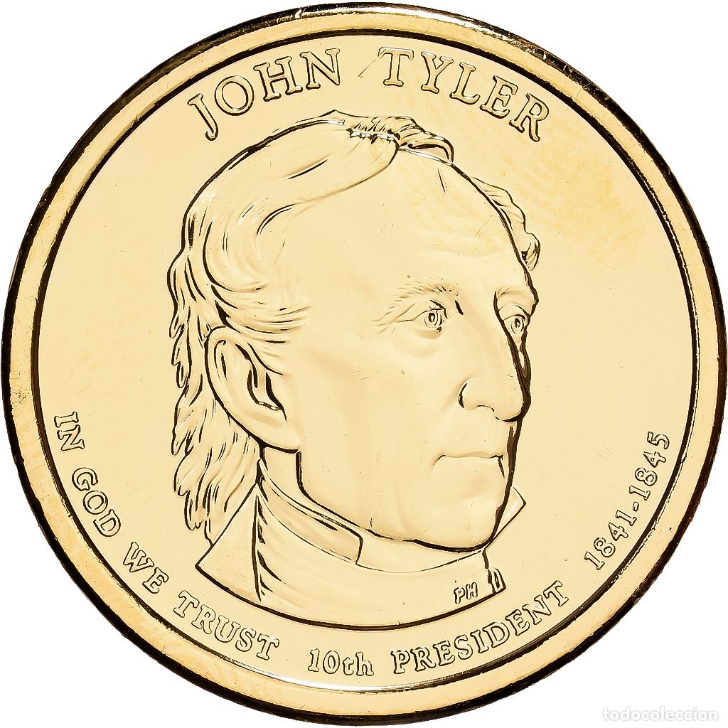 Monedas antiguas de Am&eacute;rica: [#1214217] Estados Unidos, 1 Dollar, John Tyler, 2015, U.S. Mint, Cobre - lat&oacute;n, FDC