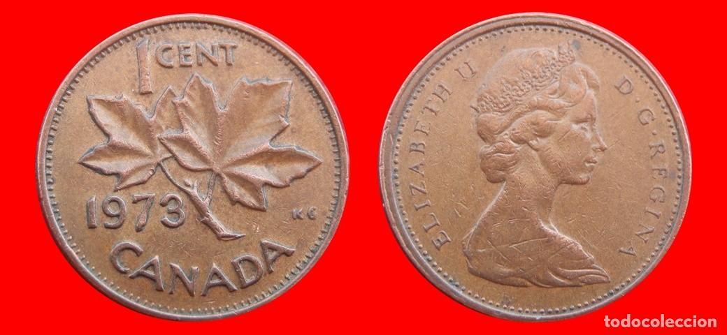 Monedas antiguas de Am&eacute;rica: 1 CENTAVO 1973 CANADA-152290