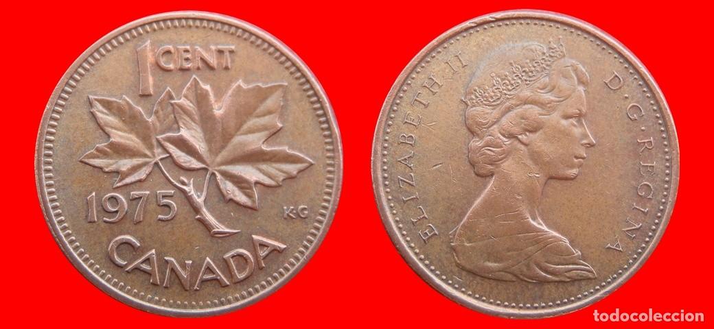 Monedas antiguas de Am&eacute;rica: 1 CENTAVO 1975 CANADA-152291