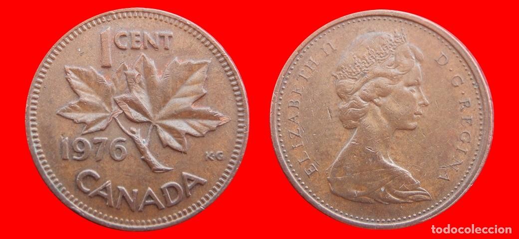 Monedas antiguas de Am&eacute;rica: 1 CENTAVO 1976 CANADA-152292