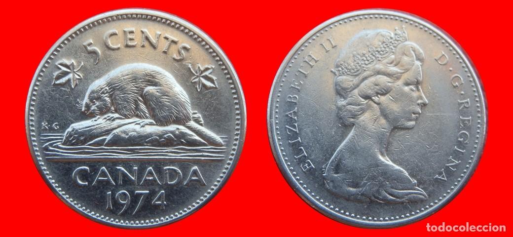 Monedas antiguas de Am&eacute;rica: 5 CENTAVOS 1974 CANADA-152297