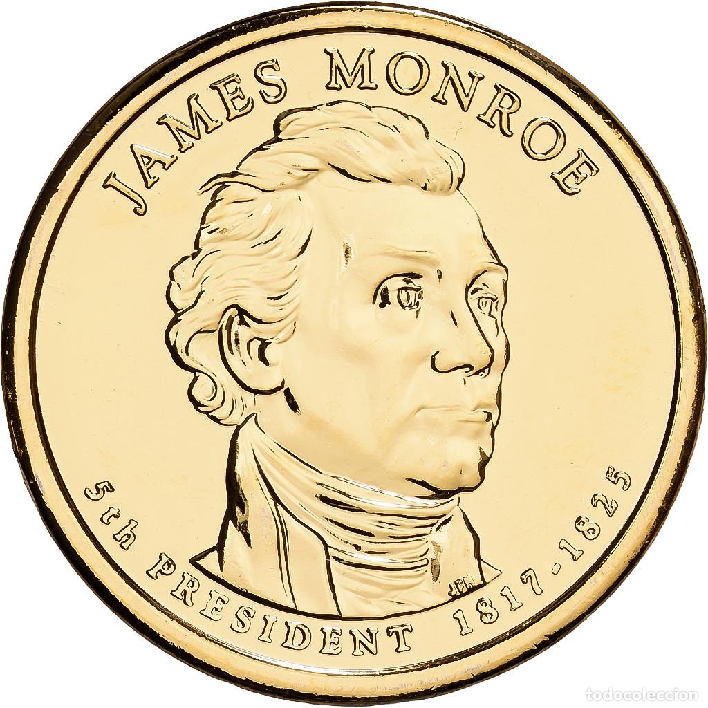 Monedas antiguas de Am&eacute;rica: [#1214218] Estados Unidos, 1 Dollar, James Monroe, 2015, U.S. Mint, Cobre - lat&oacute;n, FDC