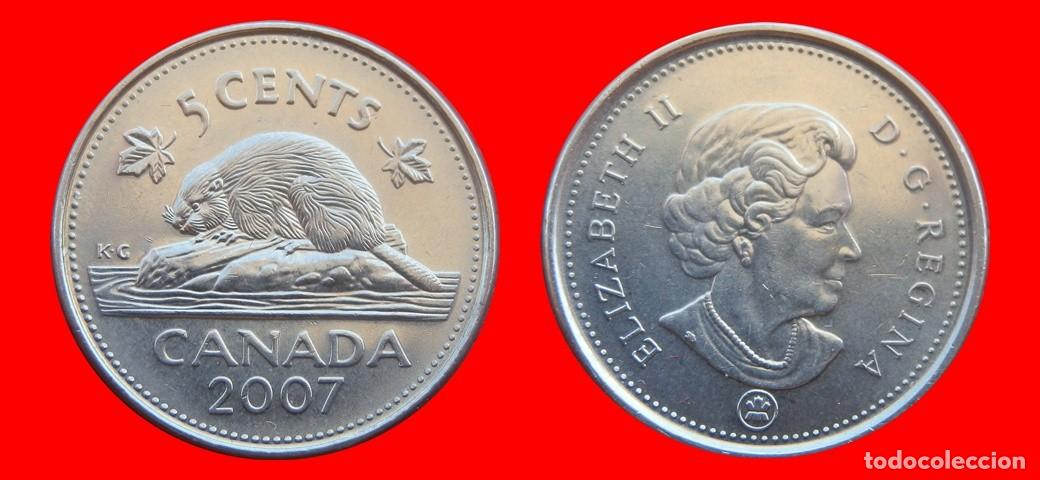 Monedas antiguas de Am&eacute;rica: 5 CENTAVOS 2007 CANADA-152298