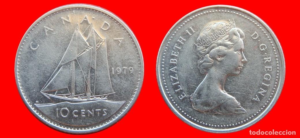 Monedas antiguas de Am&eacute;rica: 10 CENTAVOS 1979 CANADA-152303