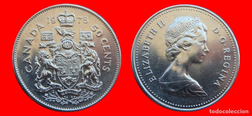 Monedas antiguas de Am&eacute;rica: 50 CENTAVOS 1978 CANADA-152323