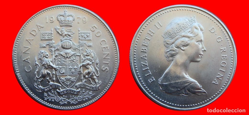 Monedas antiguas de Am&eacute;rica: 50 CENTAVOS 1979 CANADA-152324