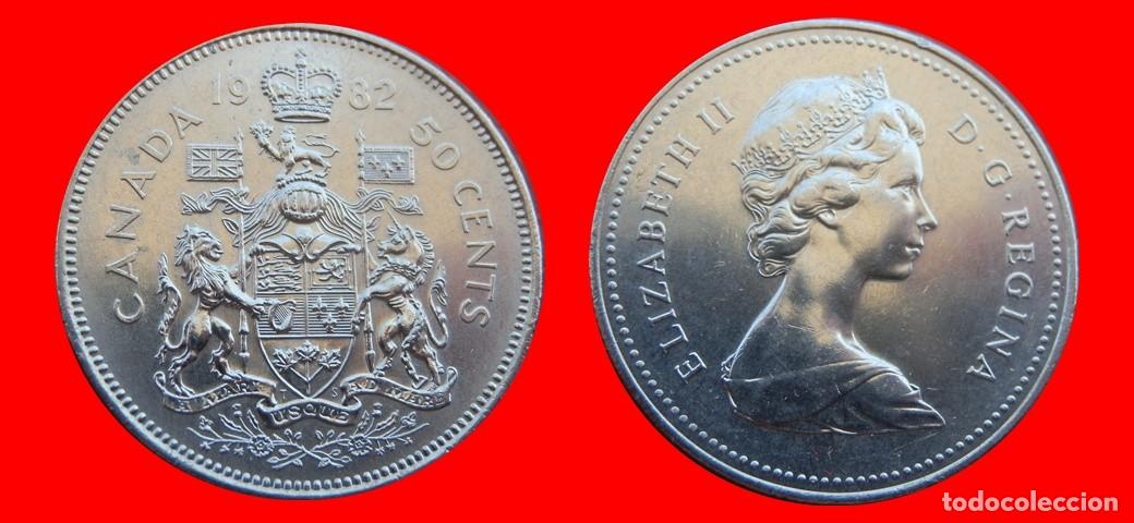 Monedas antiguas de Am&eacute;rica: 50 CENTAVOS 1982 CANADA-152327