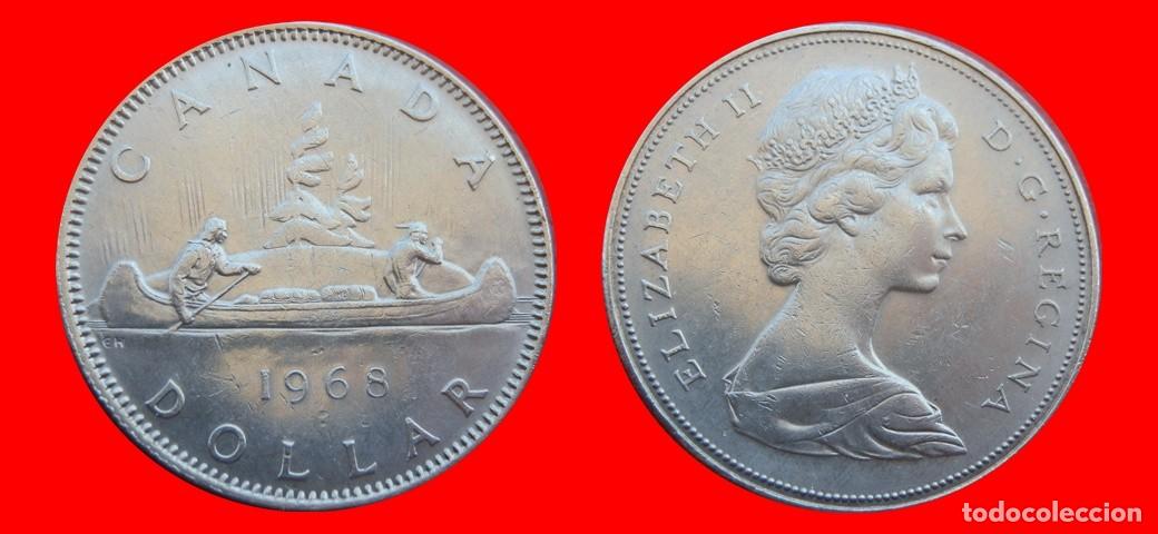 Monedas antiguas de Am&eacute;rica: 1 DOLAR 1968 CANADA-152332