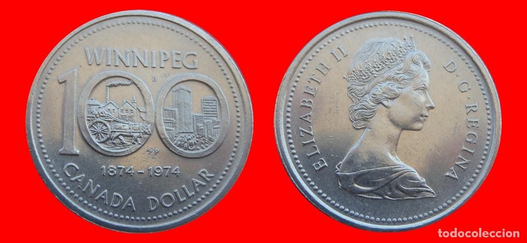 Monedas antiguas de Am&eacute;rica: 1 DOLAR 1974 CANADA-152336
