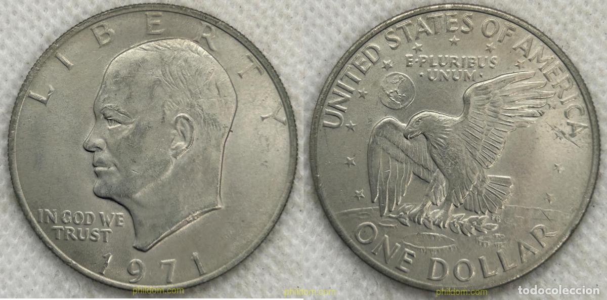 Monedas antiguas de Am&eacute;rica: 4828 ESTADOS UNIDOS 1971 USA 1971 ONE DOLLAR
