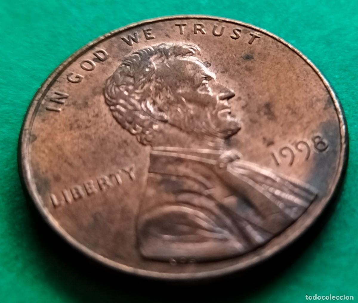 Monedas antiguas de Am&eacute;rica: (E.UNIDOS-ERROR)(1998)( WIDE AM) ONE CENT WIDE AM ERROR - Foto 16