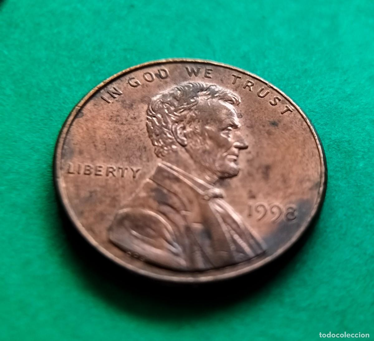 Monedas antiguas de Am&eacute;rica: (E.UNIDOS-ERROR)(1998)( WIDE AM) ONE CENT WIDE AM ERROR - Foto 17