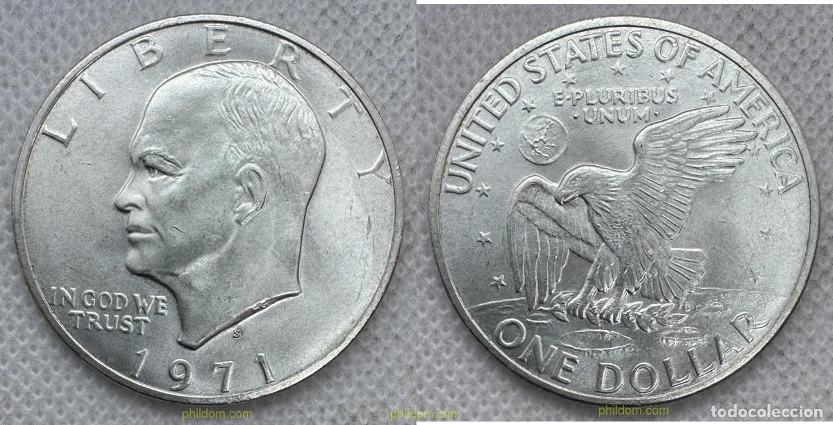 Monedas antiguas de Am&eacute;rica: 5470 ESTADOS UNIDOS 1971 USA 1971 ONE DOLLAR