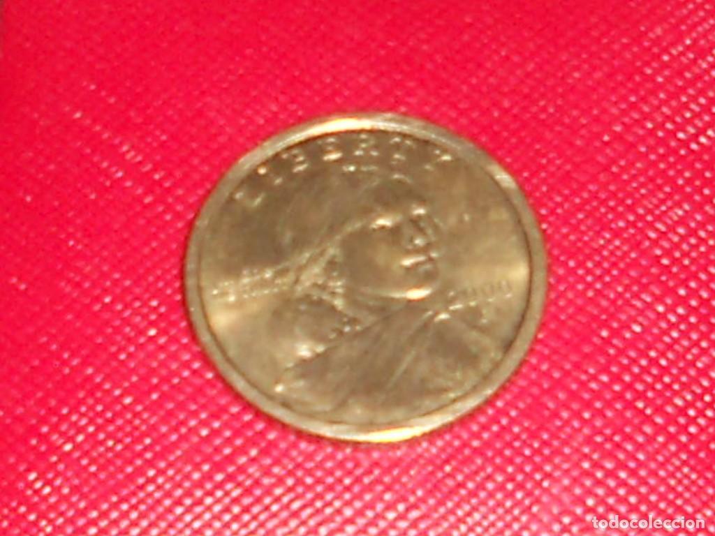 Monedas antiguas de Am&eacute;rica: ONE DOLLAR ,SACAGAWEA A&Ntilde;O 2000