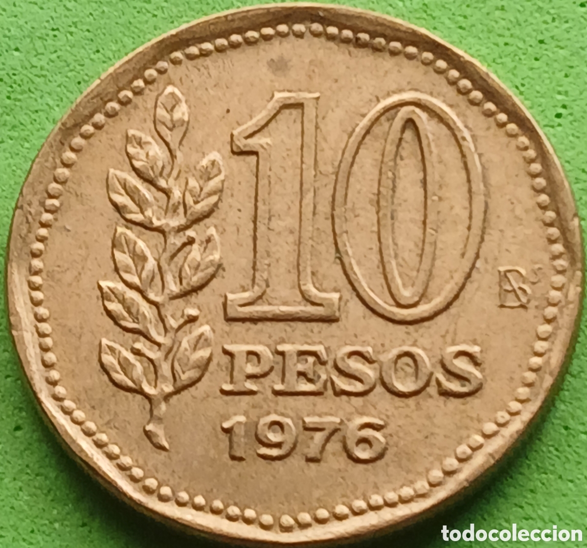 Monedas antiguas de Am&eacute;rica: Argentina 10 pesos 1976 km#72