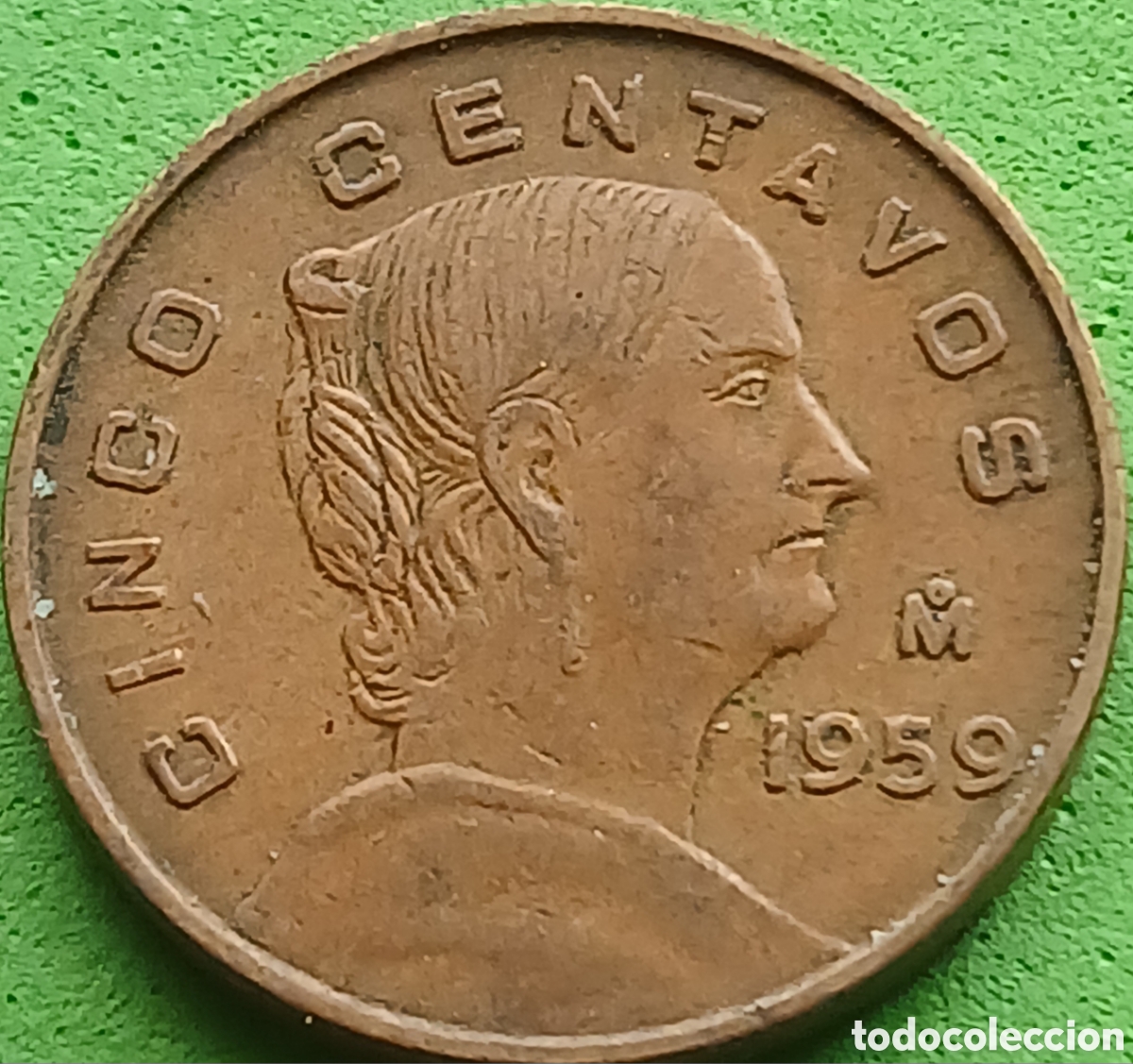Monedas antiguas de Am&eacute;rica: M&eacute;xico 5 centavos 1959 km#426