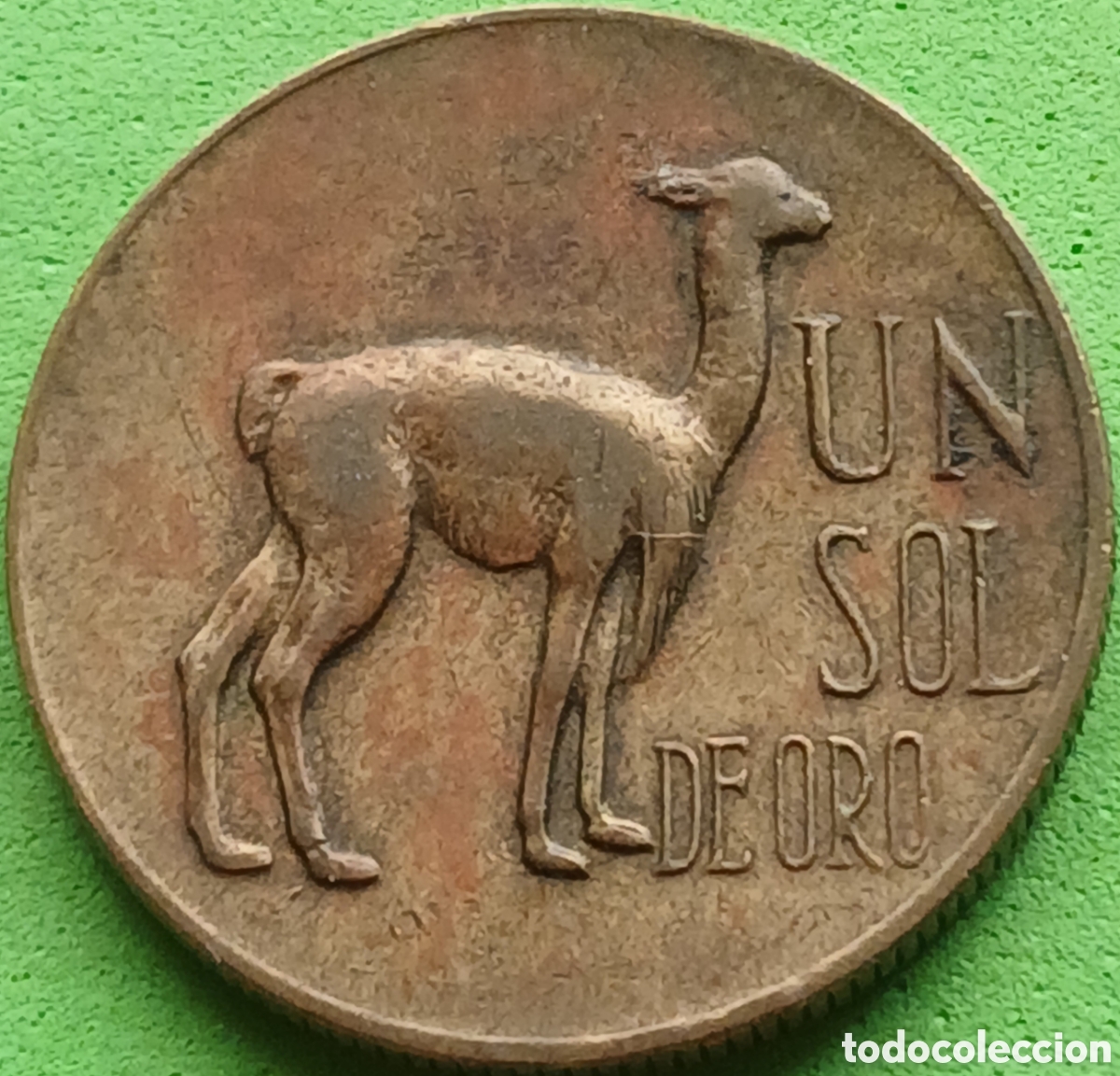 Monedas antiguas de Am&eacute;rica: Per&uacute; un sol de oro 1967 km#248