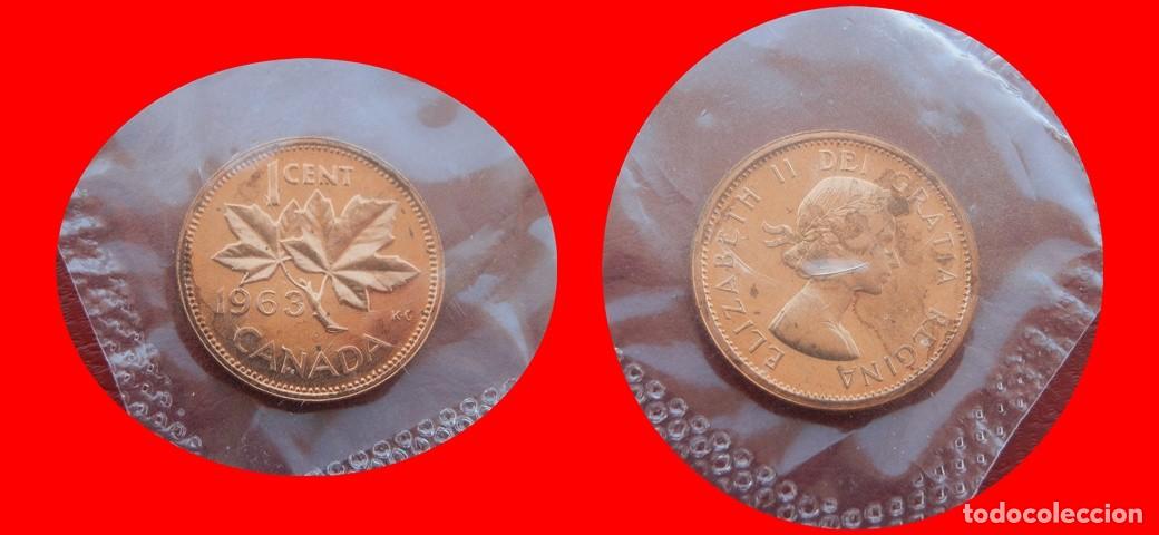 Monedas antiguas de Am&eacute;rica: 1 CENTAVO 1963 SIN CIRCULAR CANADA-9173SC