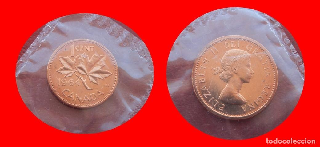 Monedas antiguas de Am&eacute;rica: 1 CENTAVO 1964 SIN CIRCULAR CANADA-9174SC
