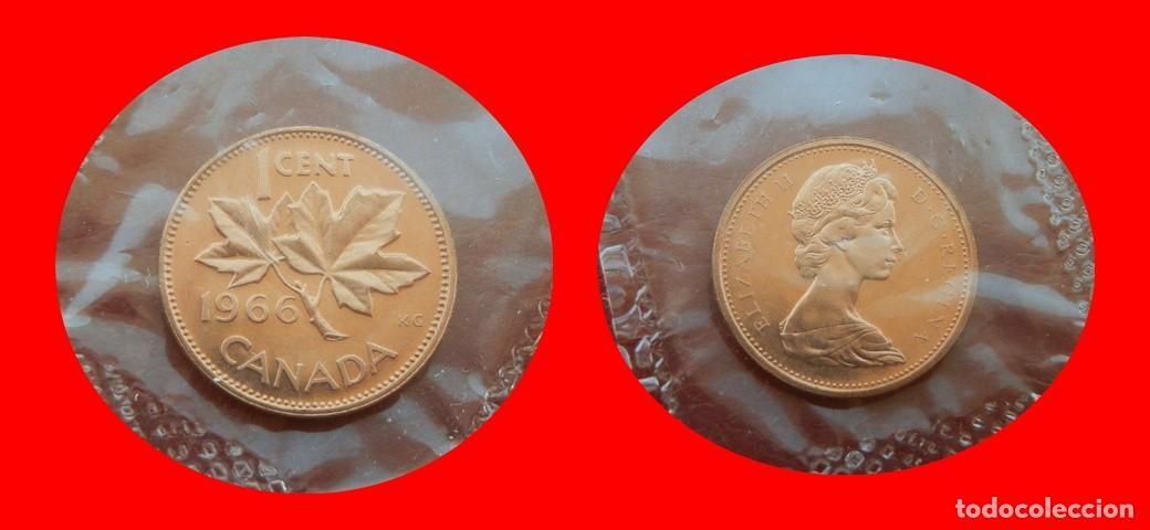 Monedas antiguas de Am&eacute;rica: 1 CENTAVO 1966 SIN CIRCULAR CANADA-9175SC