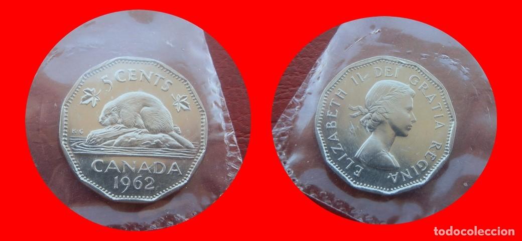 Monedas antiguas de Am&eacute;rica: 5 CENTAVOS 1962 SIN CIRCULAR CANADA-9178SC