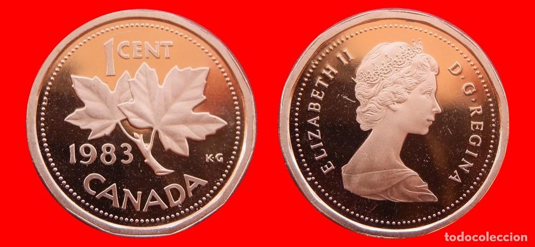 Monedas antiguas de Am&eacute;rica: 1 CENTAVO 1983 PROOF CANADA-9189SC