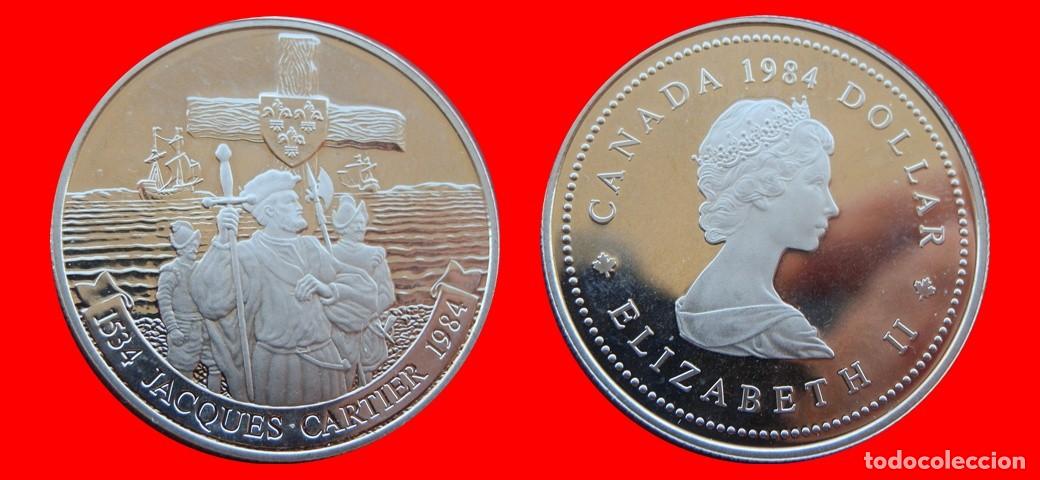 Monedas antiguas de Am&eacute;rica: 1 DOLAR 1984 PROOF CANADA-9196SC