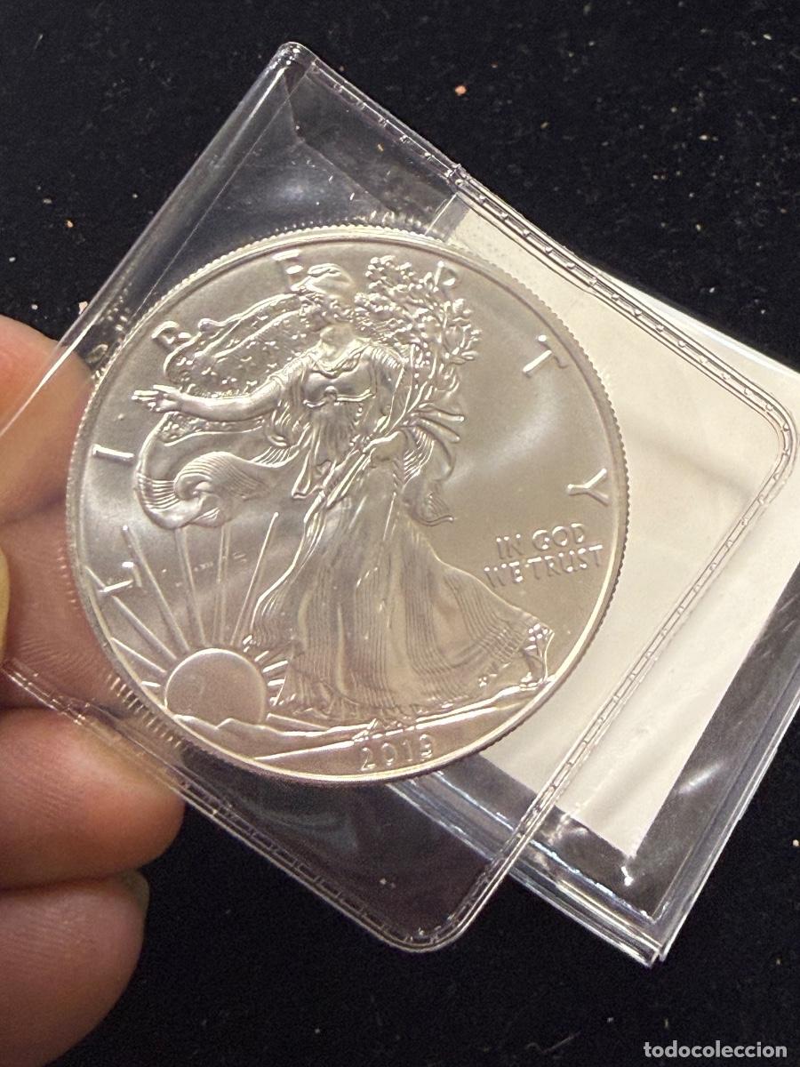Monedas antiguas de Am&eacute;rica: Onza de plata Estados Unidos 2019
