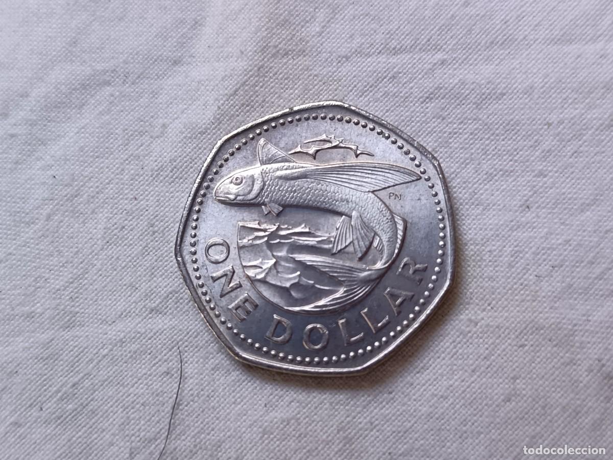 Monete antiche di America: ME23, Antigua Moneda Extranjera, Barbados, 1 d&oacute;lar, 1973