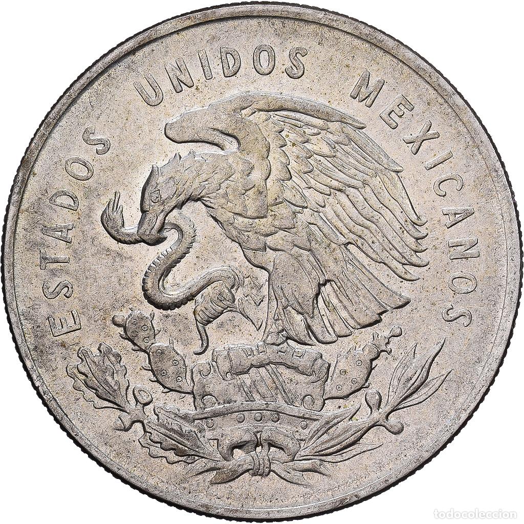 Monedas antiguas de Am&eacute;rica: [#1513496] M&eacute;xico, 1 Peso, 1950, MEXICAN MINT, Vell&oacute;n, MBC, KM:457