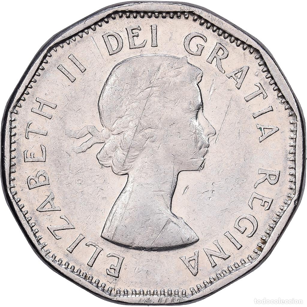 Monedas antiguas de Am&eacute;rica: [#1513530] Moneda, Canad&aacute;, Elizabeth II, 5 Cents, 1962, Royal Canadian Mint, Ottawa, MBC