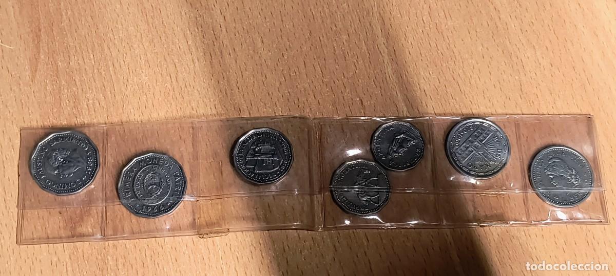 Monedas antiguas de Am&eacute;rica: Lote 7 Monedas Argentinas Conmemorativas 1958-1968