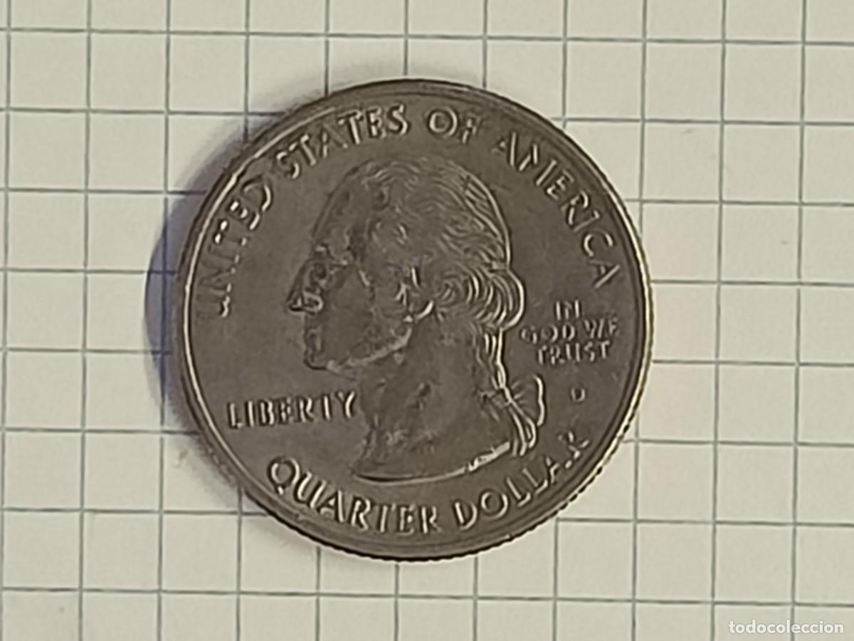 Monedas antiguas de Am&eacute;rica: Moneda USA. 1/4 Dollar. Washington Quarter 1999