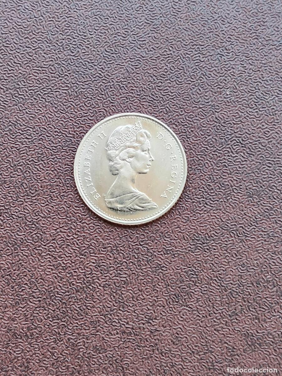 Monedas antiguas de Am&eacute;rica: MONEDA DE 10 CENTIMOS DE CANADA DEL A&Ntilde;O 1977.SIN CIRCULAR! - Foto 2