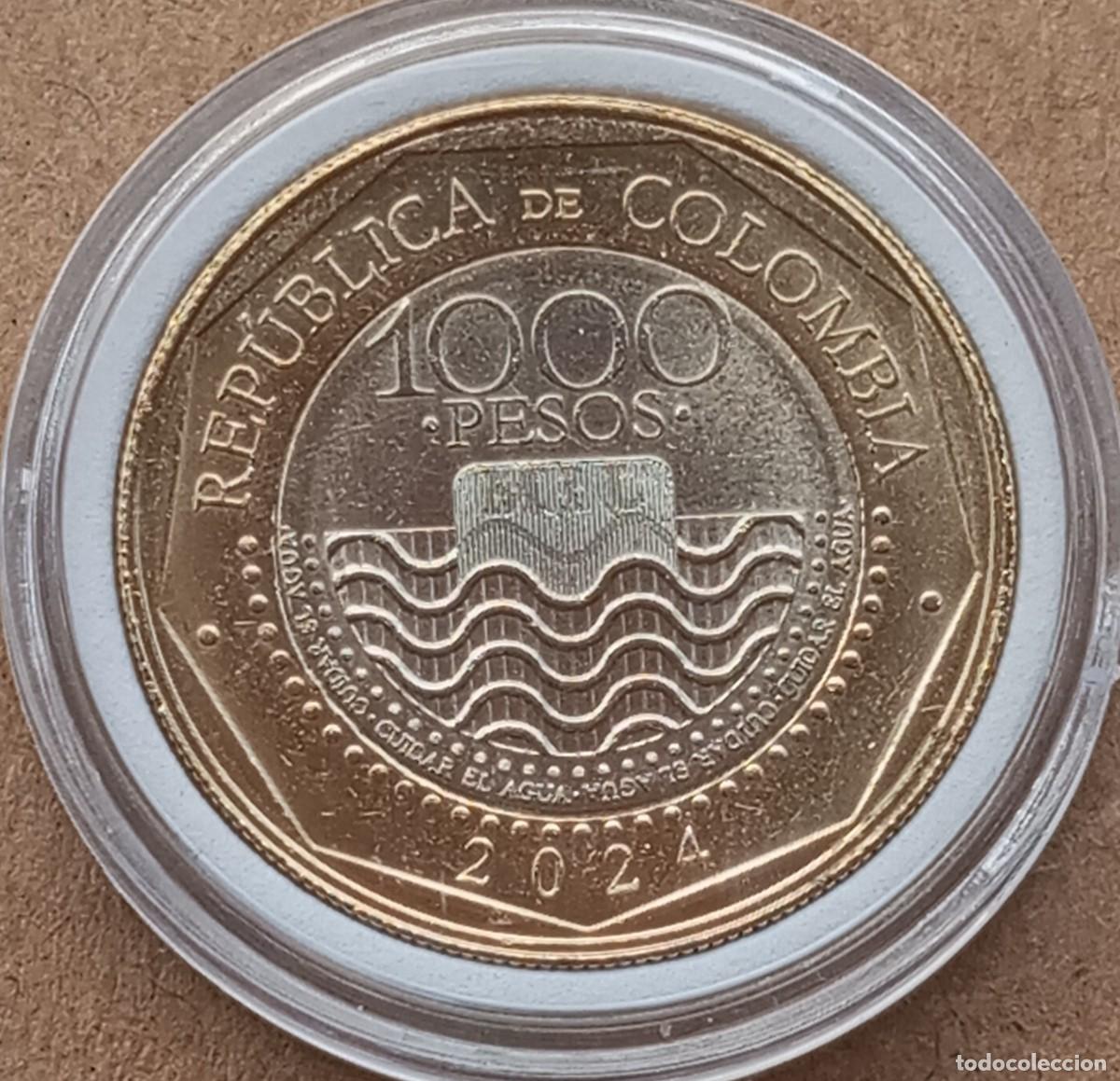 Monedas antiguas de Am&eacute;rica: LOTE 214 MONEDA BIMETALICA DE COLOMBIA (SIN CIRCULAR)