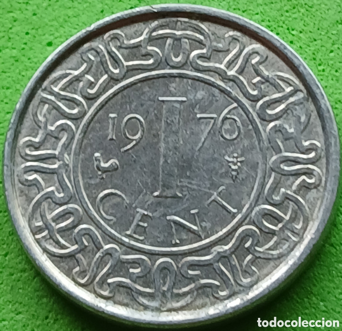Monedas antiguas de Am&eacute;rica: Surinam 1 cent 1976 km#11a