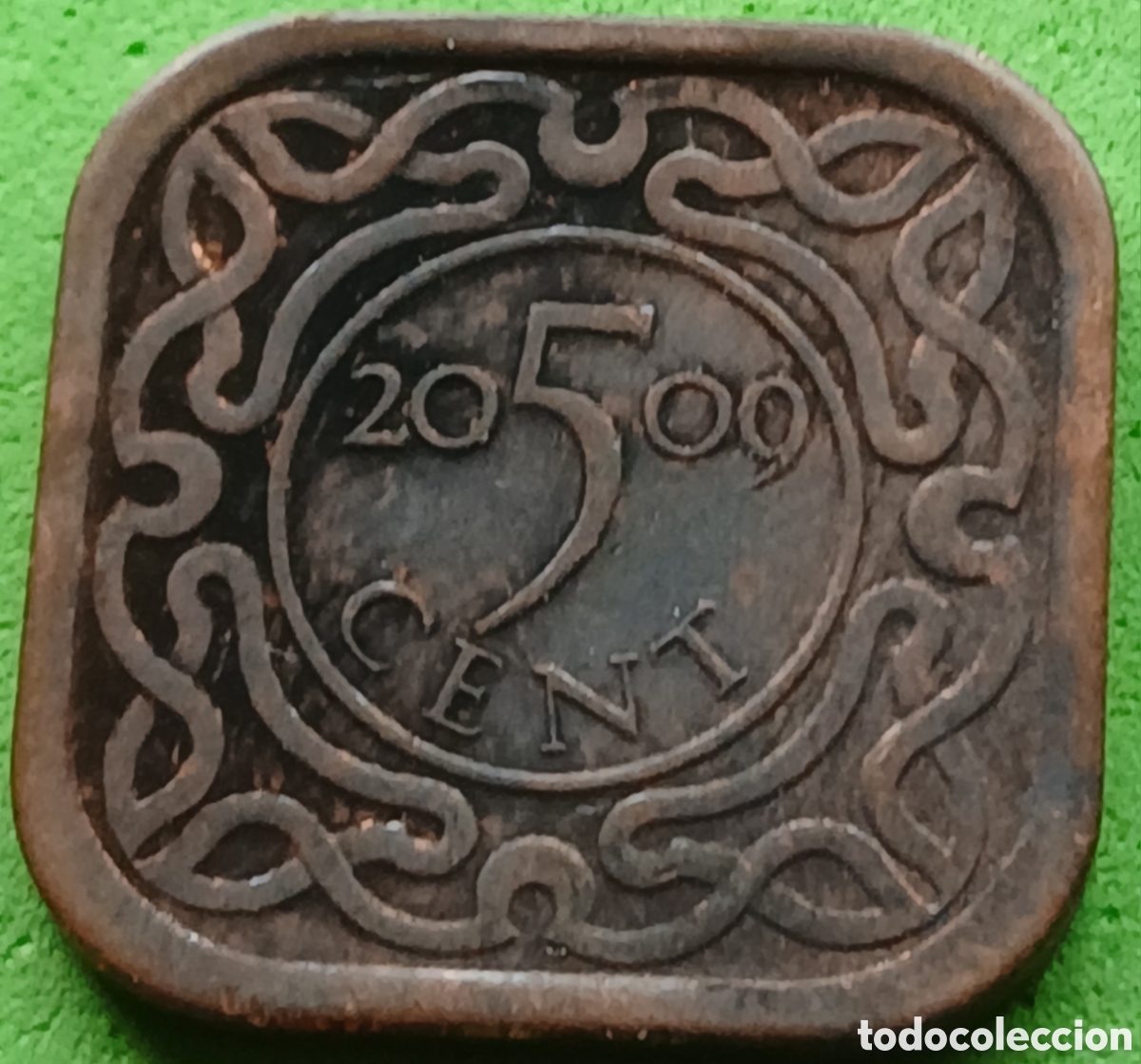 Monedas antiguas de Am&eacute;rica: Surinam 5 cents 2009 km#12b ( SET) RARA (R)!