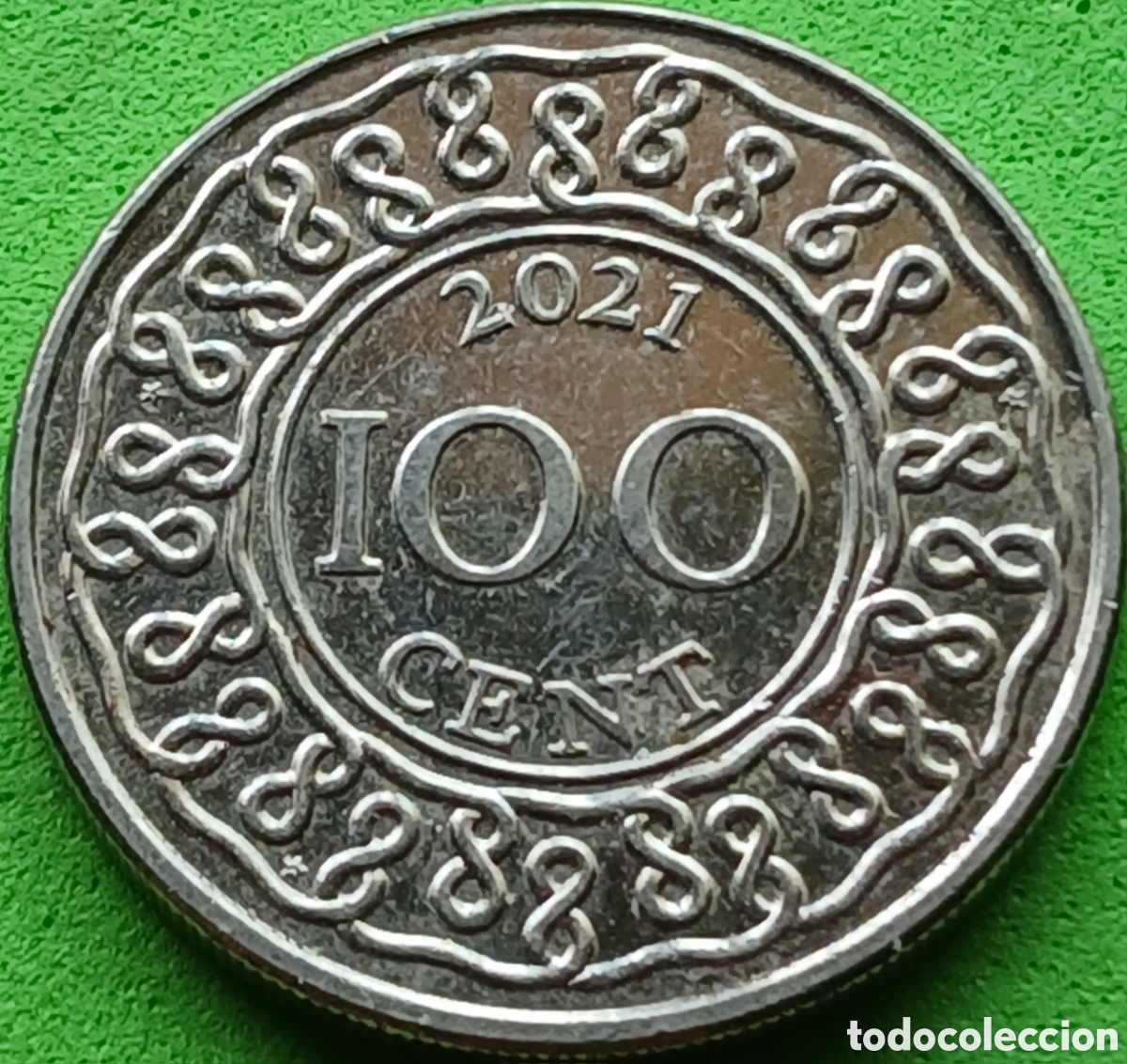 Monedas antiguas de Am&eacute;rica: Surinam 100 cents 2021 UC#3 ESCASA!!