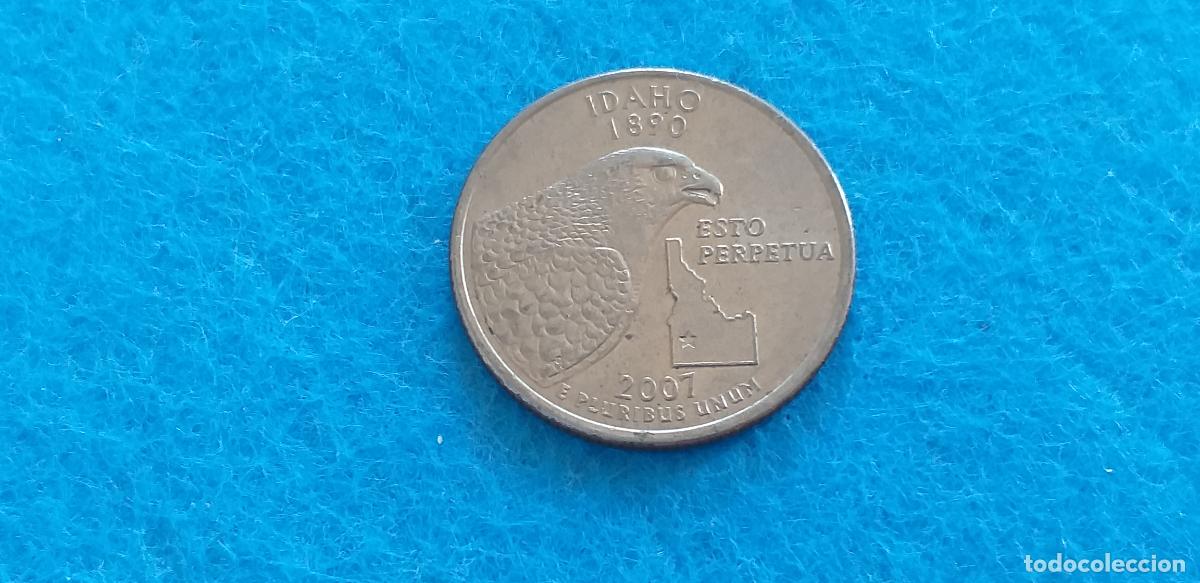 Monedas antiguas de Am&eacute;rica: MONEDA EEUU. USA. ESTADOS UNIDOS. QUARTER. IDAHO. 2007. D. Conmemorativa Programa de los 50 estados